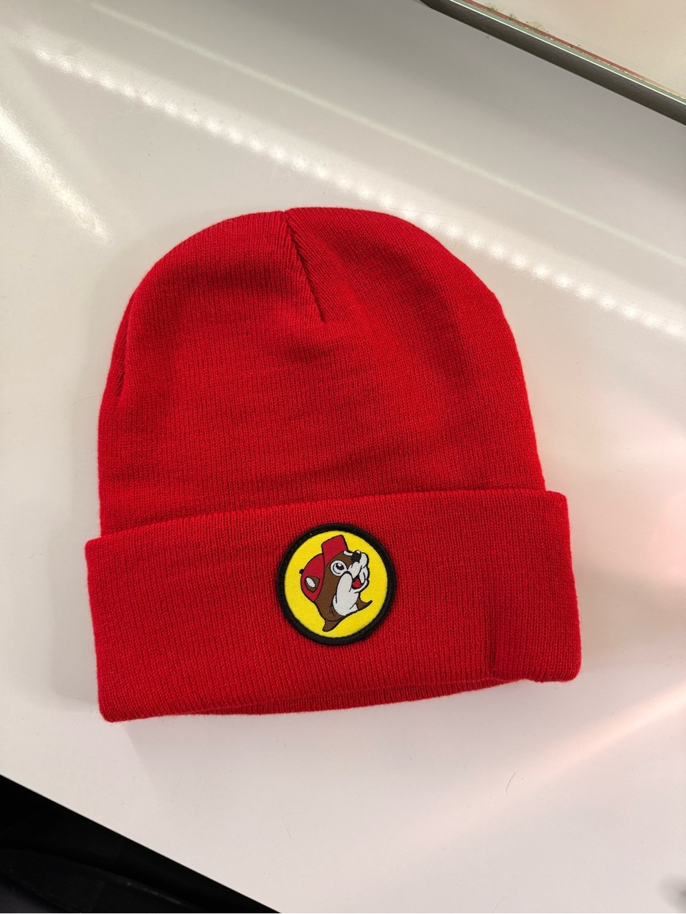 Buc-ees Red Beanie Hat